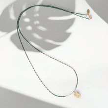 Load image into Gallery viewer, Forest Monstera Necklace
