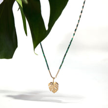 Load image into Gallery viewer, Forest Monstera Necklace
