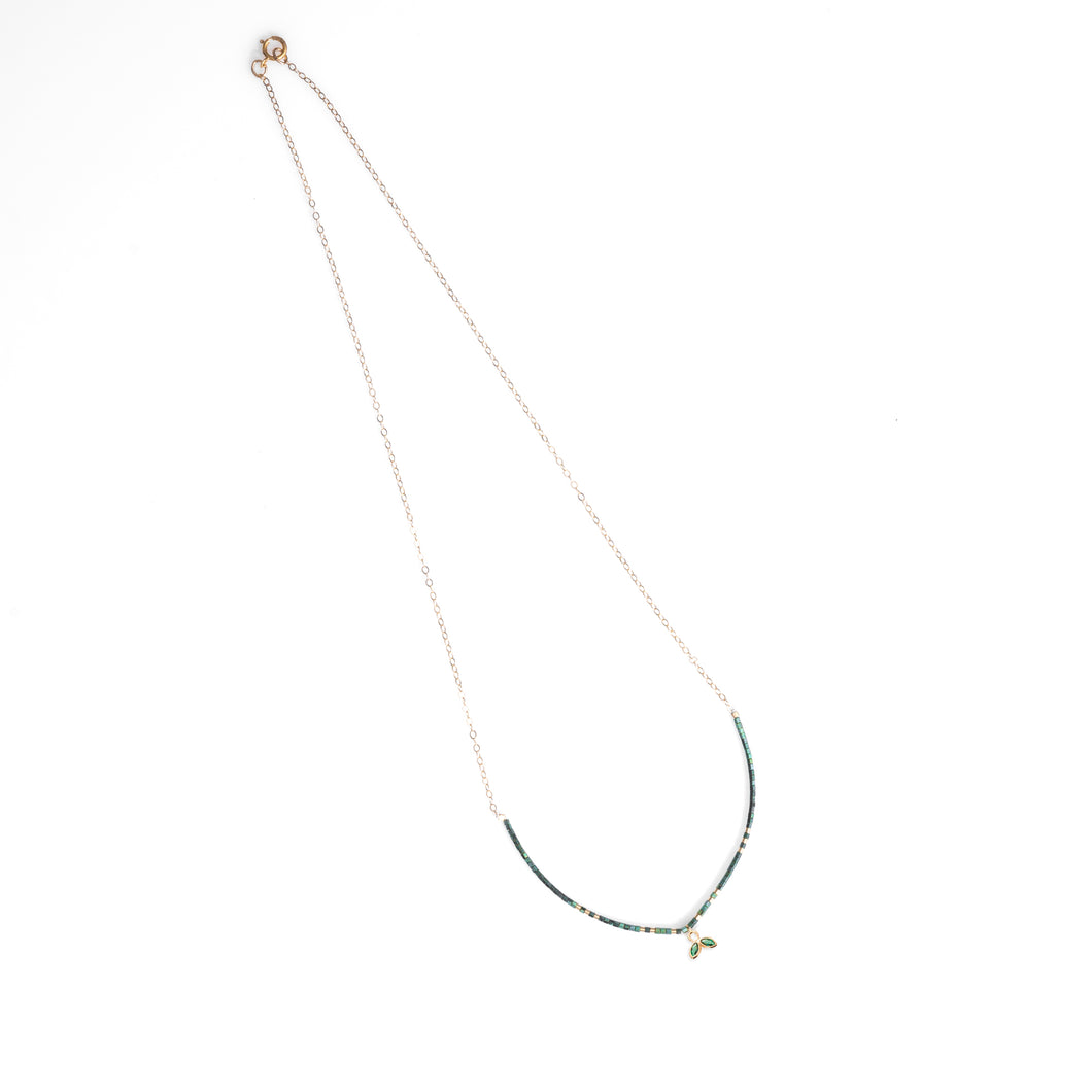 Forest Dainty Bloom Necklace